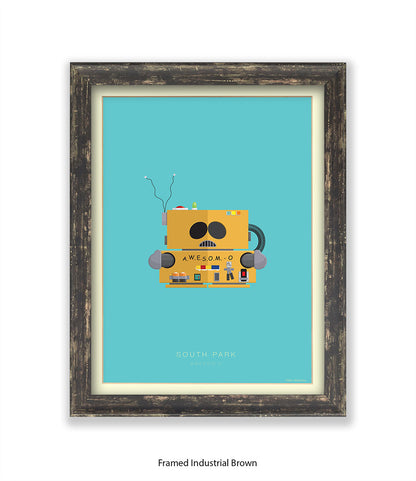 South Park AWSOME O Fred Birchal Art Print