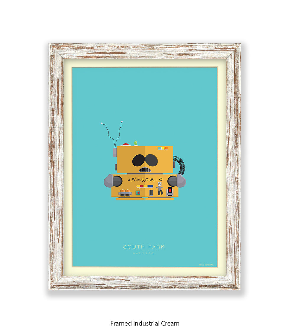 South Park AWSOME O Fred Birchal Art Print