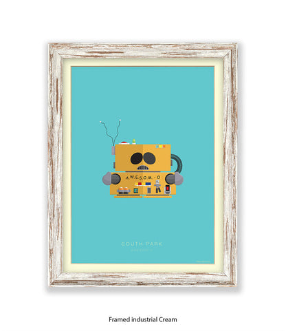 South Park AWSOME O Fred Birchal Art Print