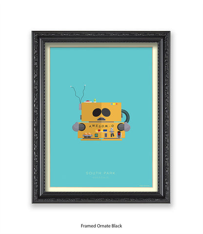 South Park AWSOME O Fred Birchal Art Print