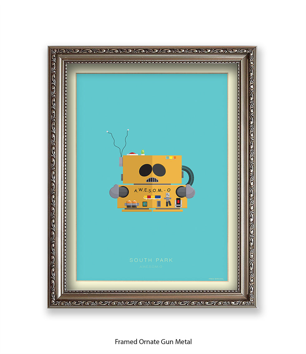 South Park AWSOME O Fred Birchal Art Print