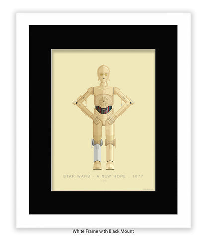 C 3PO Fred Birchal Art Print