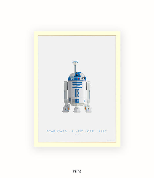 R2 D2 Fred Birchal Art Print