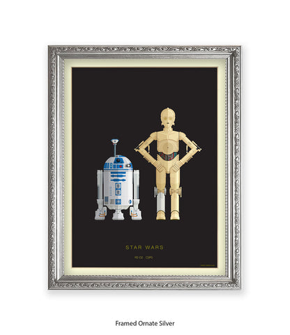 R2 D2 & CPO Fred Birchal Art Print