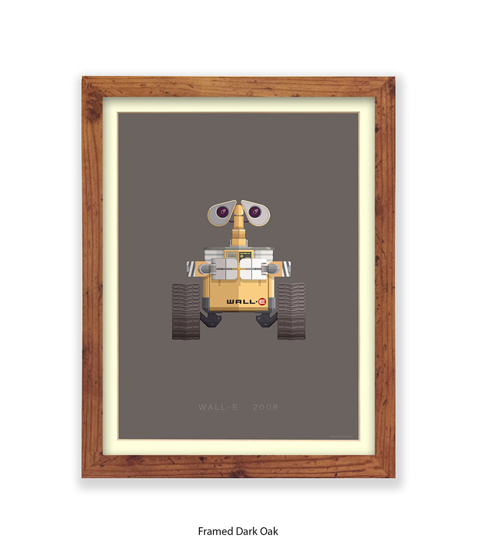 Wall E Tracks Fred Birchal Art Print