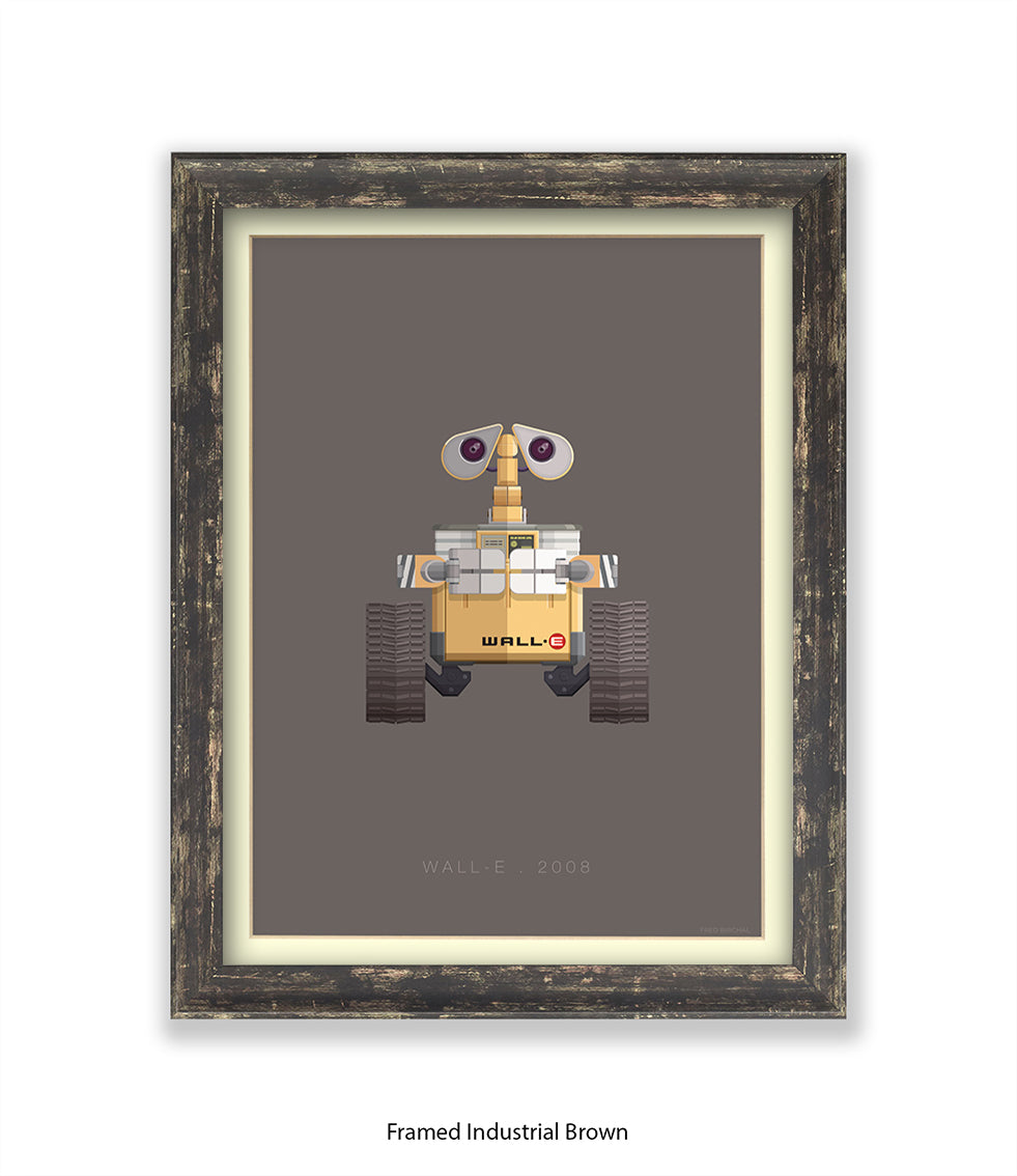 Wall E Tracks Fred Birchal Art Print