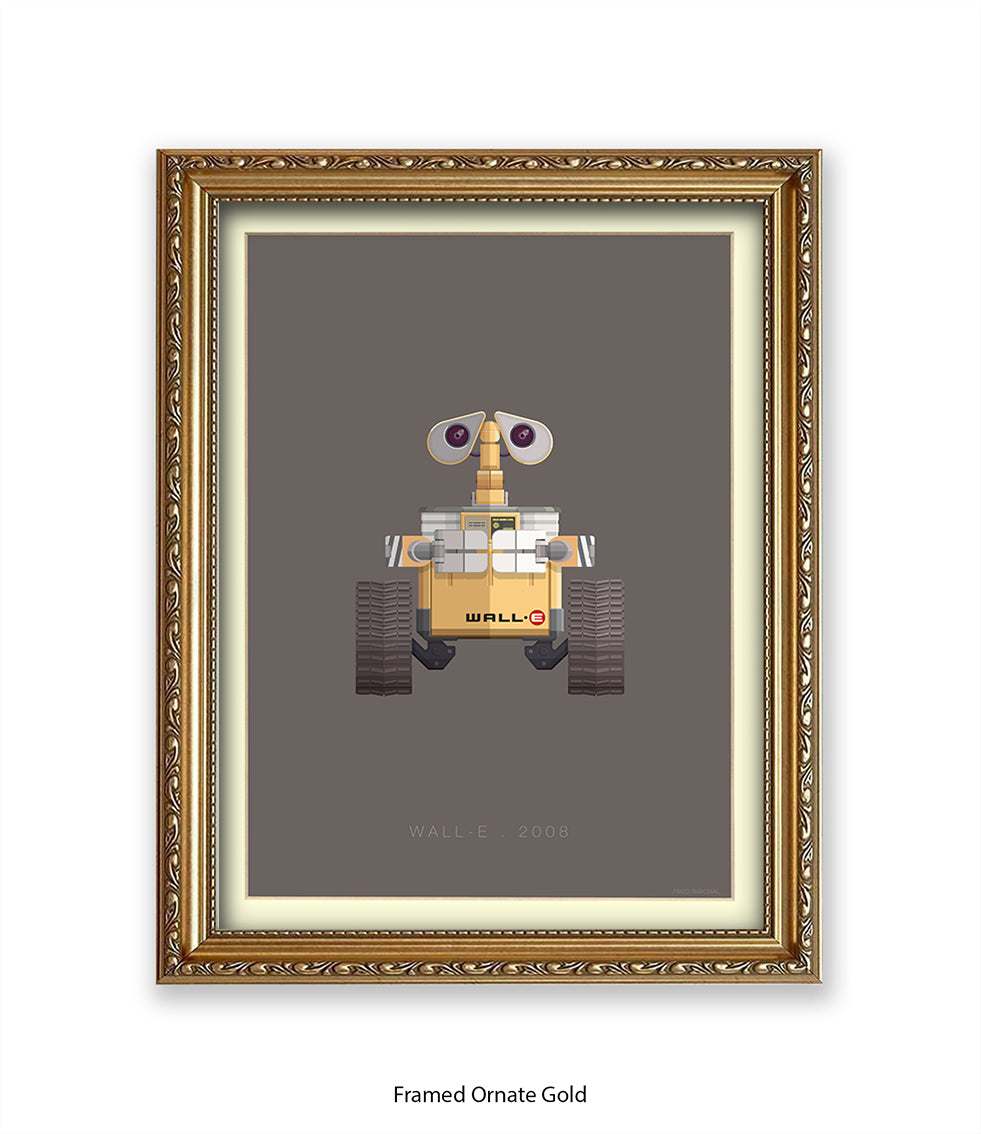 Wall E Tracks Fred Birchal Art Print