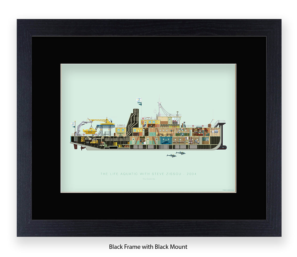 Life Aquatic With Steve Zissou - The Belafonte Fred Birchal Art Print
