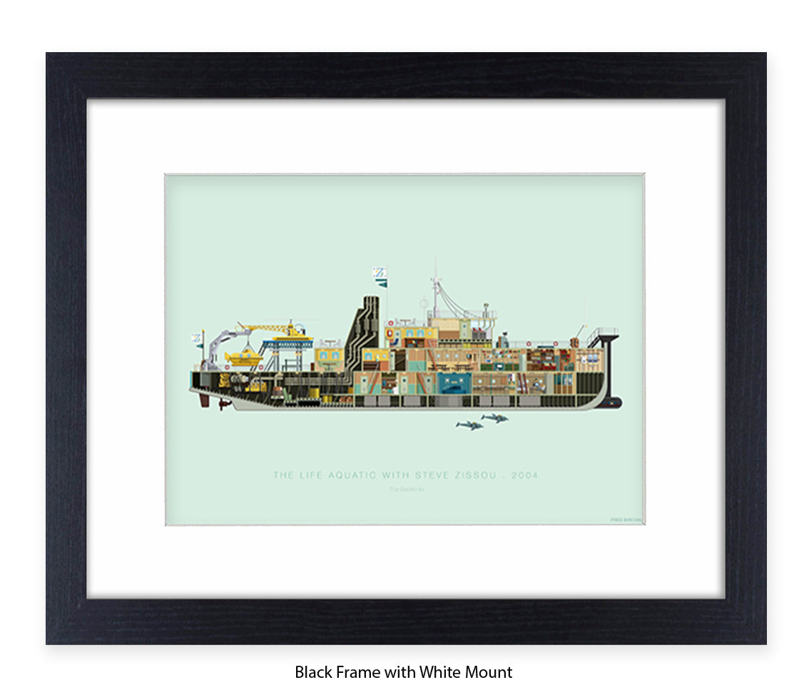 Life Aquatic With Steve Zissou - The Belafonte Fred Birchal Art Print