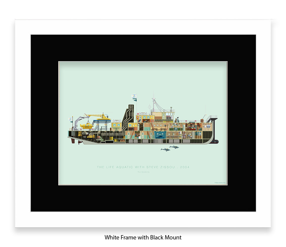 Life Aquatic With Steve Zissou - The Belafonte Fred Birchal Art Print