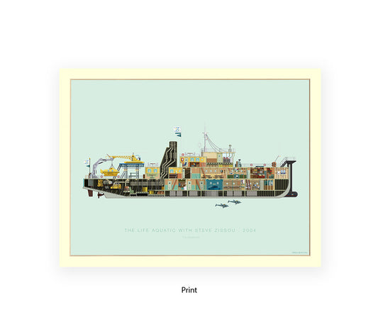 Life Aquatic With Steve Zissou - The Belafonte Fred Birchal Art Print