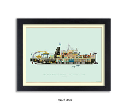 Life Aquatic With Steve Zissou - The Belafonte Fred Birchal Art Print