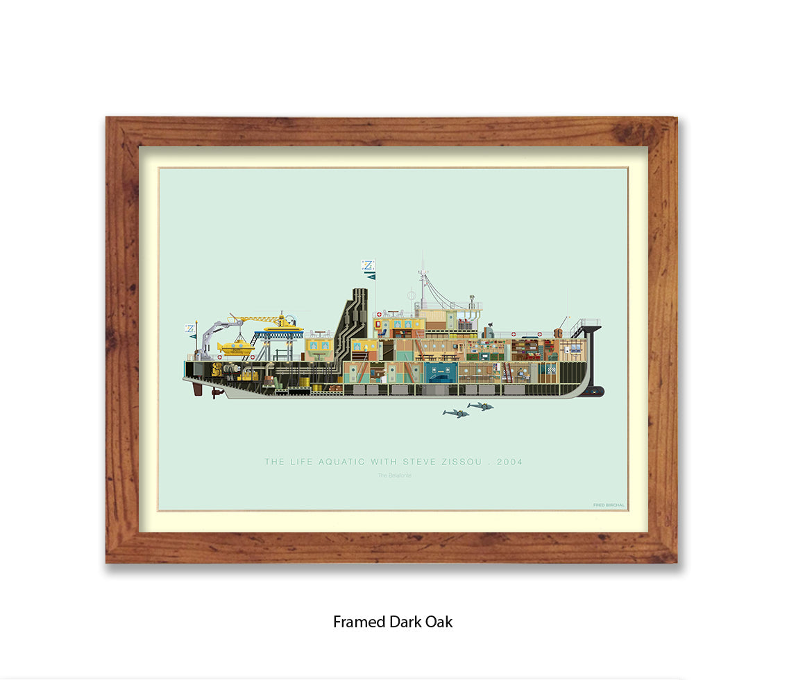 Life Aquatic With Steve Zissou - The Belafonte Fred Birchal Art Print