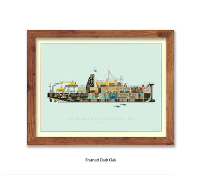 Life Aquatic With Steve Zissou - The Belafonte Fred Birchal Art Print