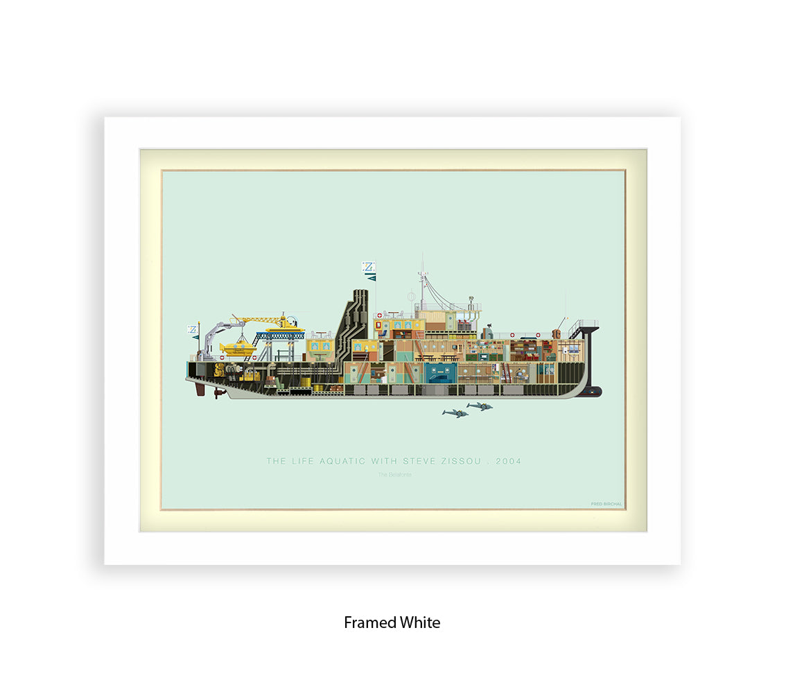 Life Aquatic With Steve Zissou - The Belafonte Fred Birchal Art Print