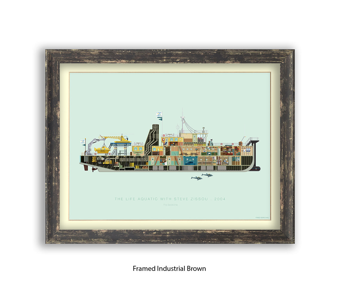 Life Aquatic With Steve Zissou - The Belafonte Fred Birchal Art Print