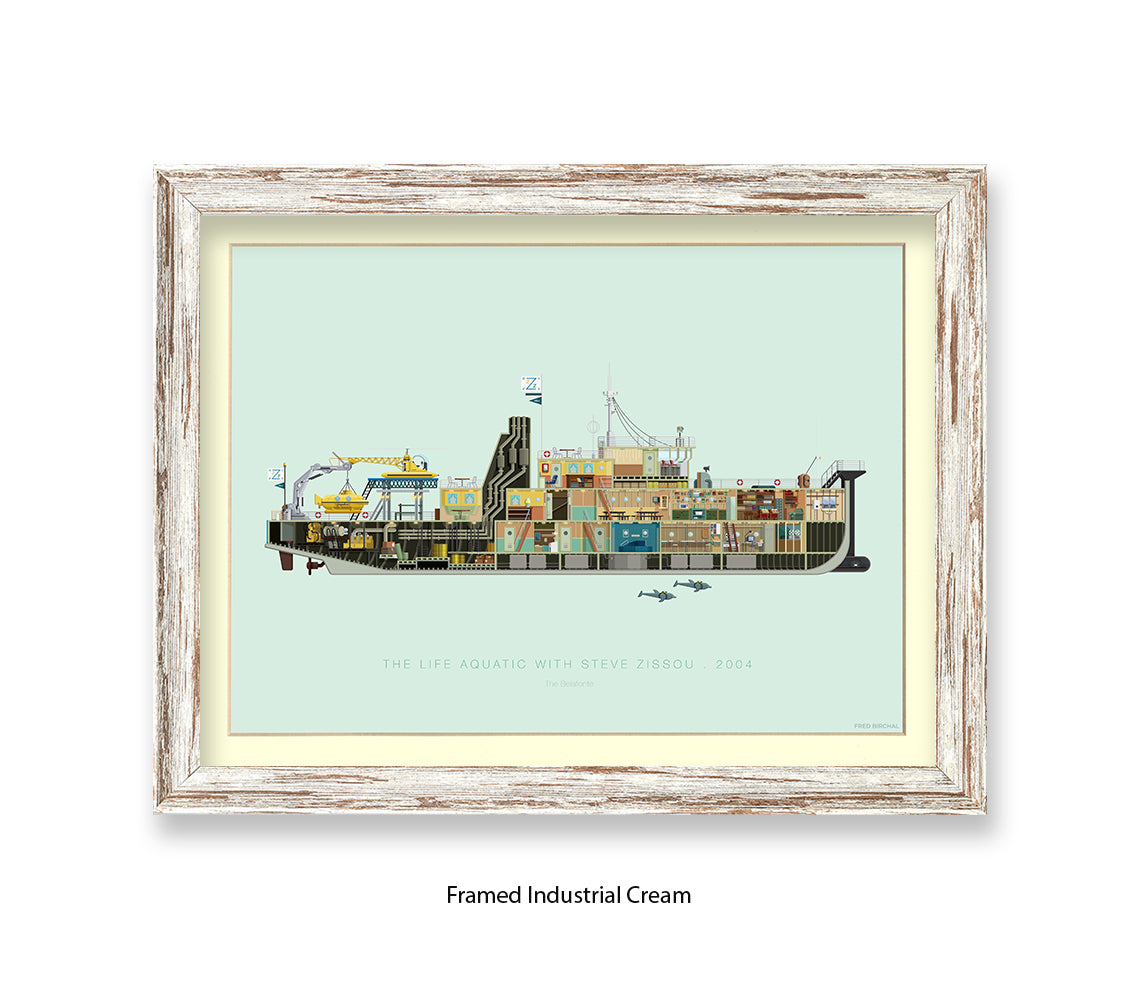 Life Aquatic With Steve Zissou - The Belafonte Fred Birchal Art Print