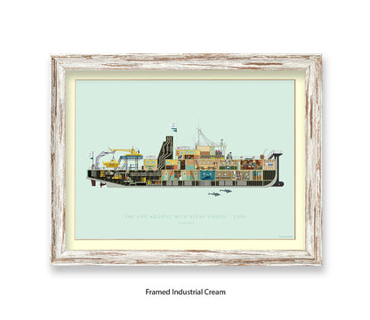 Life Aquatic With Steve Zissou - The Belafonte Fred Birchal Art Print