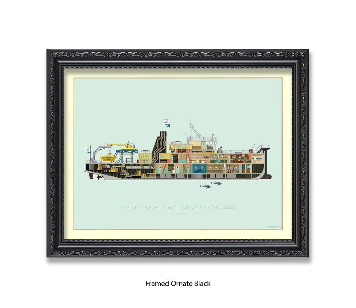 Life Aquatic With Steve Zissou - The Belafonte Fred Birchal Art Print