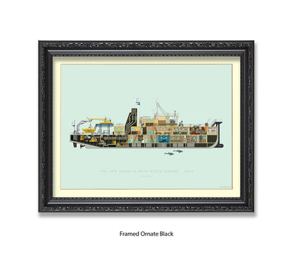 Life Aquatic With Steve Zissou - The Belafonte Fred Birchal Art Print