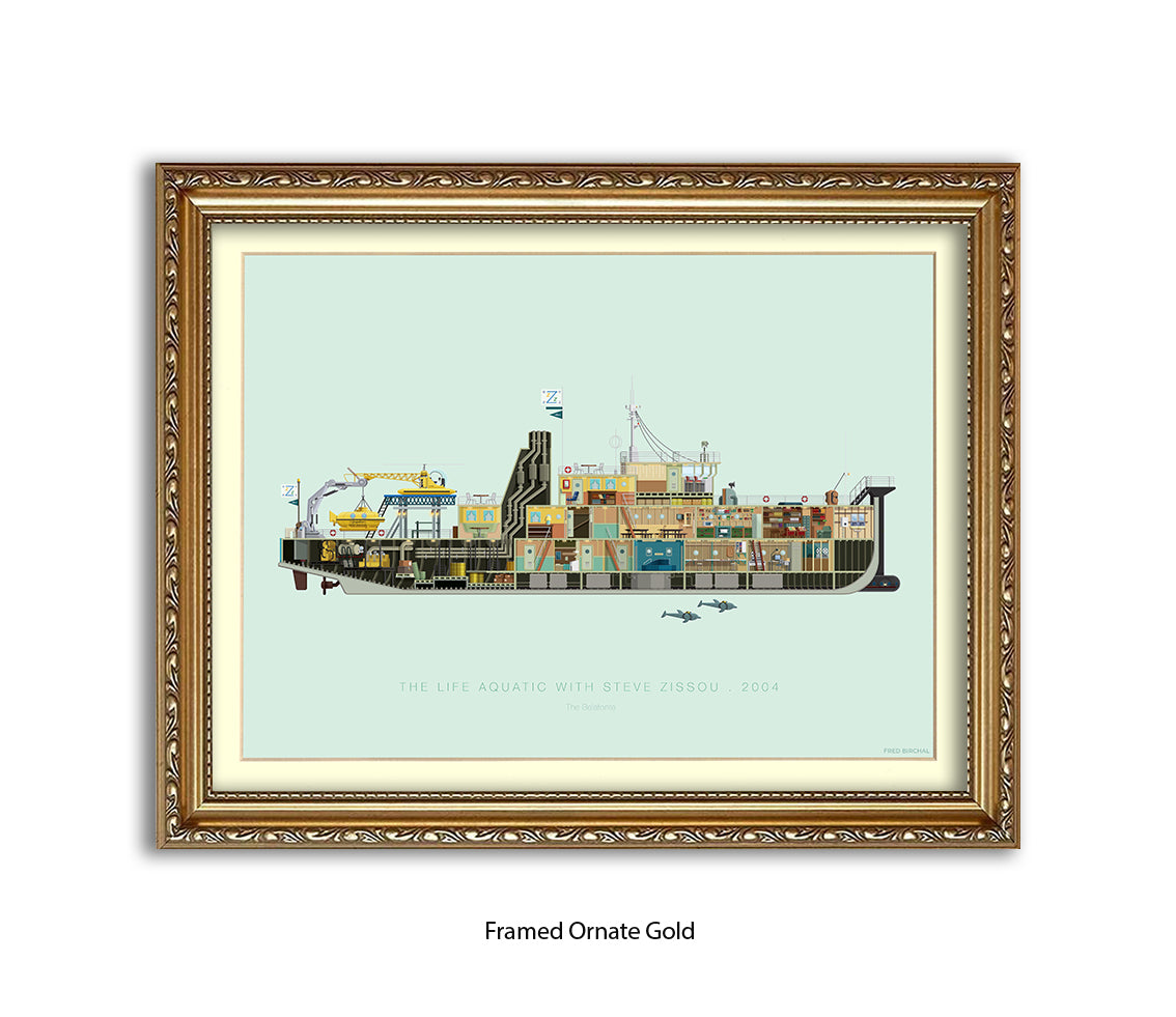 Life Aquatic With Steve Zissou - The Belafonte Fred Birchal Art Print