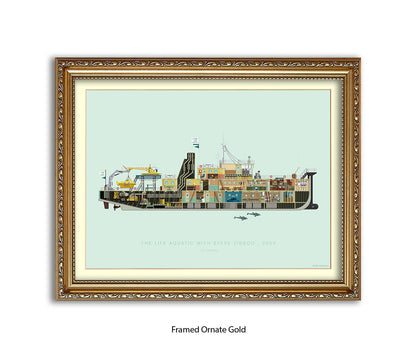 Life Aquatic With Steve Zissou - The Belafonte Fred Birchal Art Print