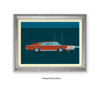 Big Fish - Dodge Charger - Car - Fred Birchal Art Print