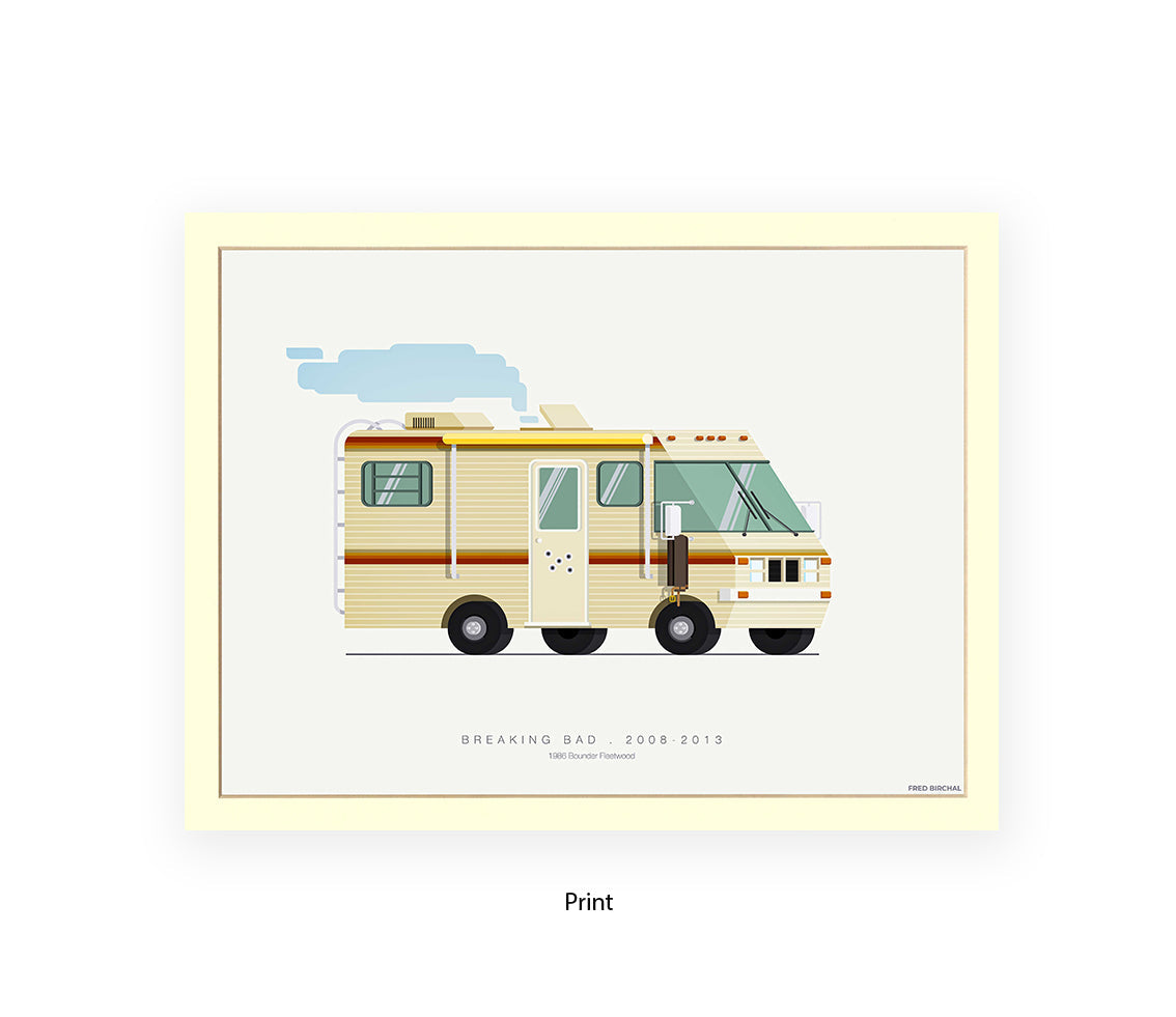 Breaking Bad -1986 Bounder Fleetwood - Fred Birchal Art Print
