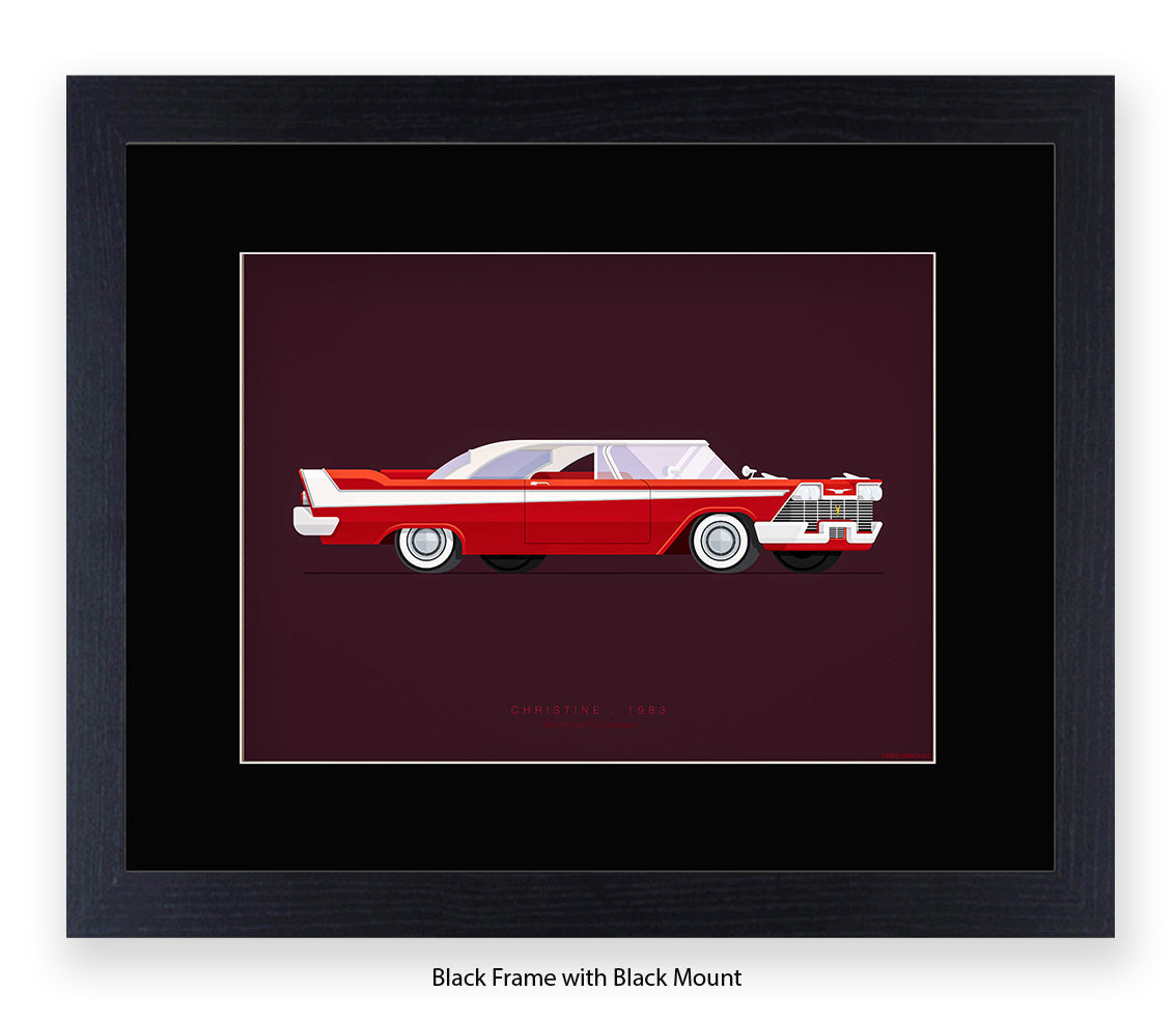 Christine - 1958 Plymouth Fury Belvedere - Fred Birchal Art Print