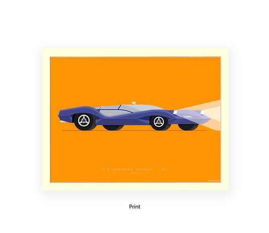 Clockwork Orange - 1969 Probe 16 - Fred Birchal Art Print