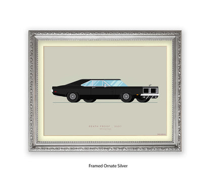 Death Proof - 1969 Dodge Charger - Fred Birchal Art Print