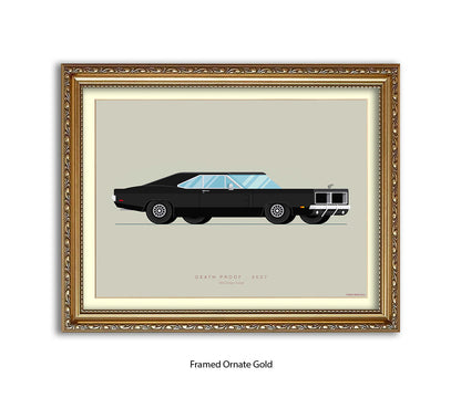 Death Proof - 1969 Dodge Charger - Fred Birchal Art Print