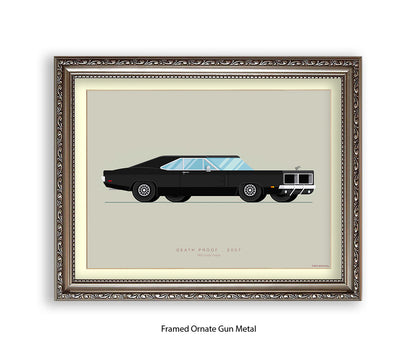 Death Proof - 1969 Dodge Charger - Fred Birchal Art Print