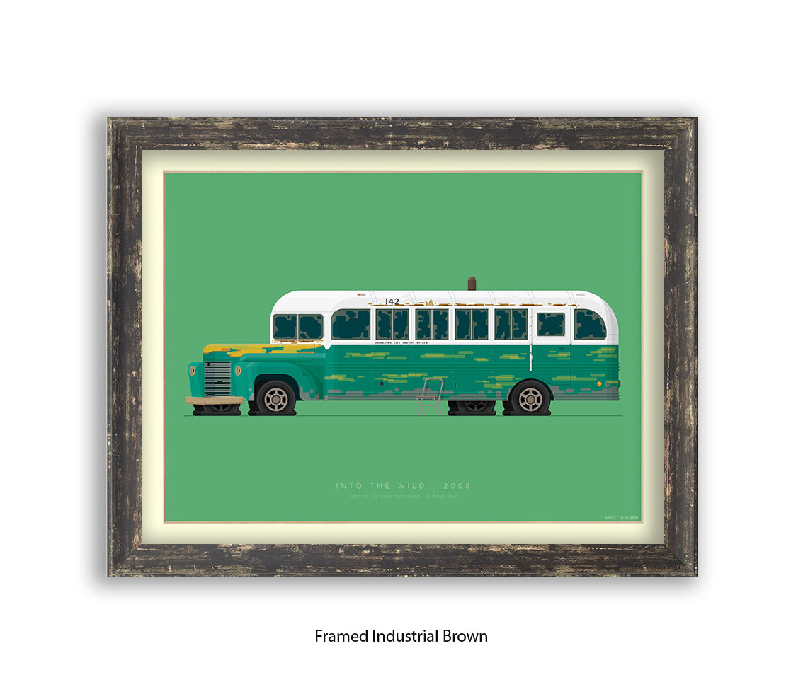 Into The Wild - Magic Bus - Fred Birchal Art Print