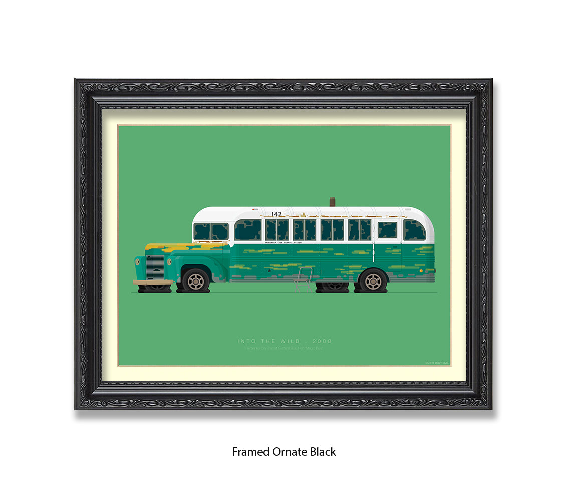 Into The Wild - Magic Bus - Fred Birchal Art Print