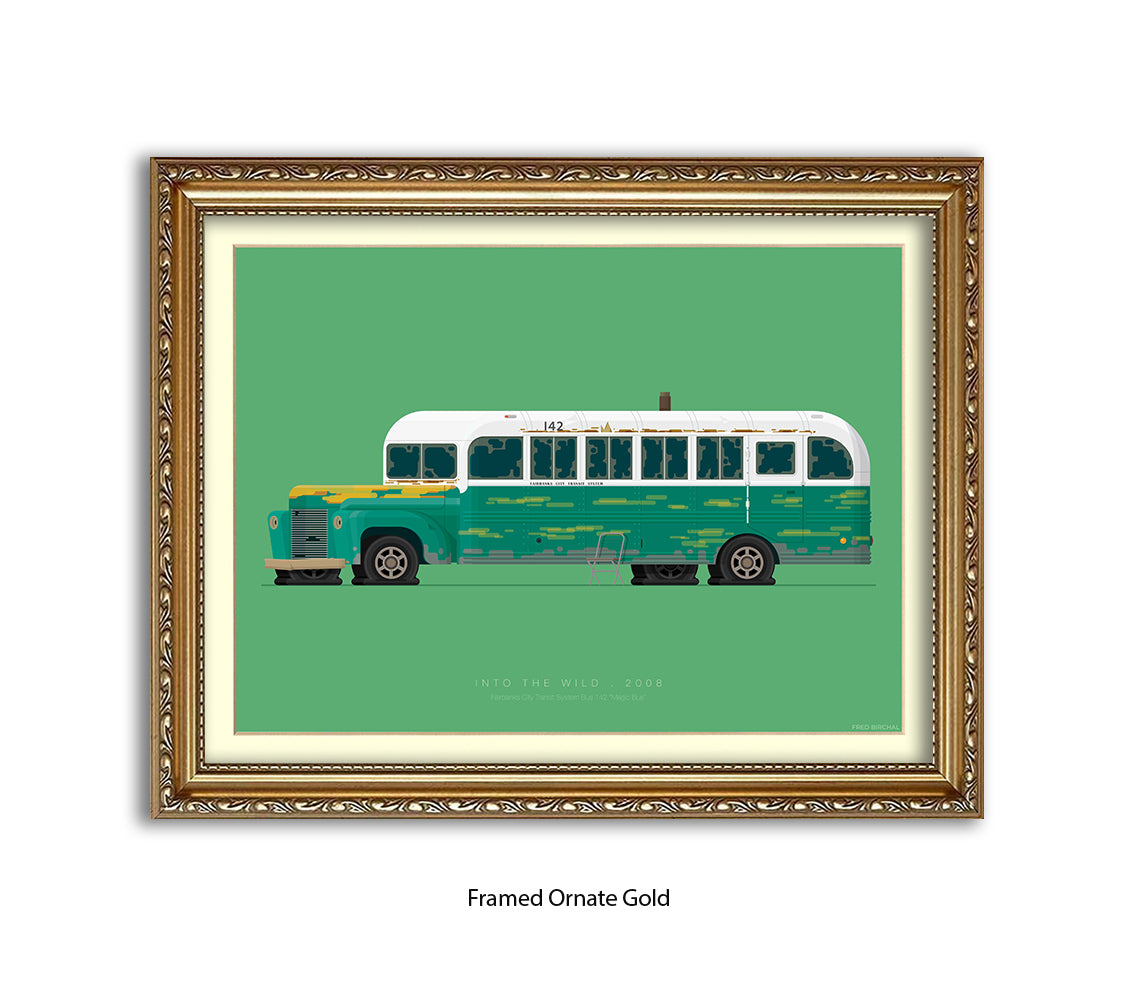 Into The Wild - Magic Bus - Fred Birchal Art Print