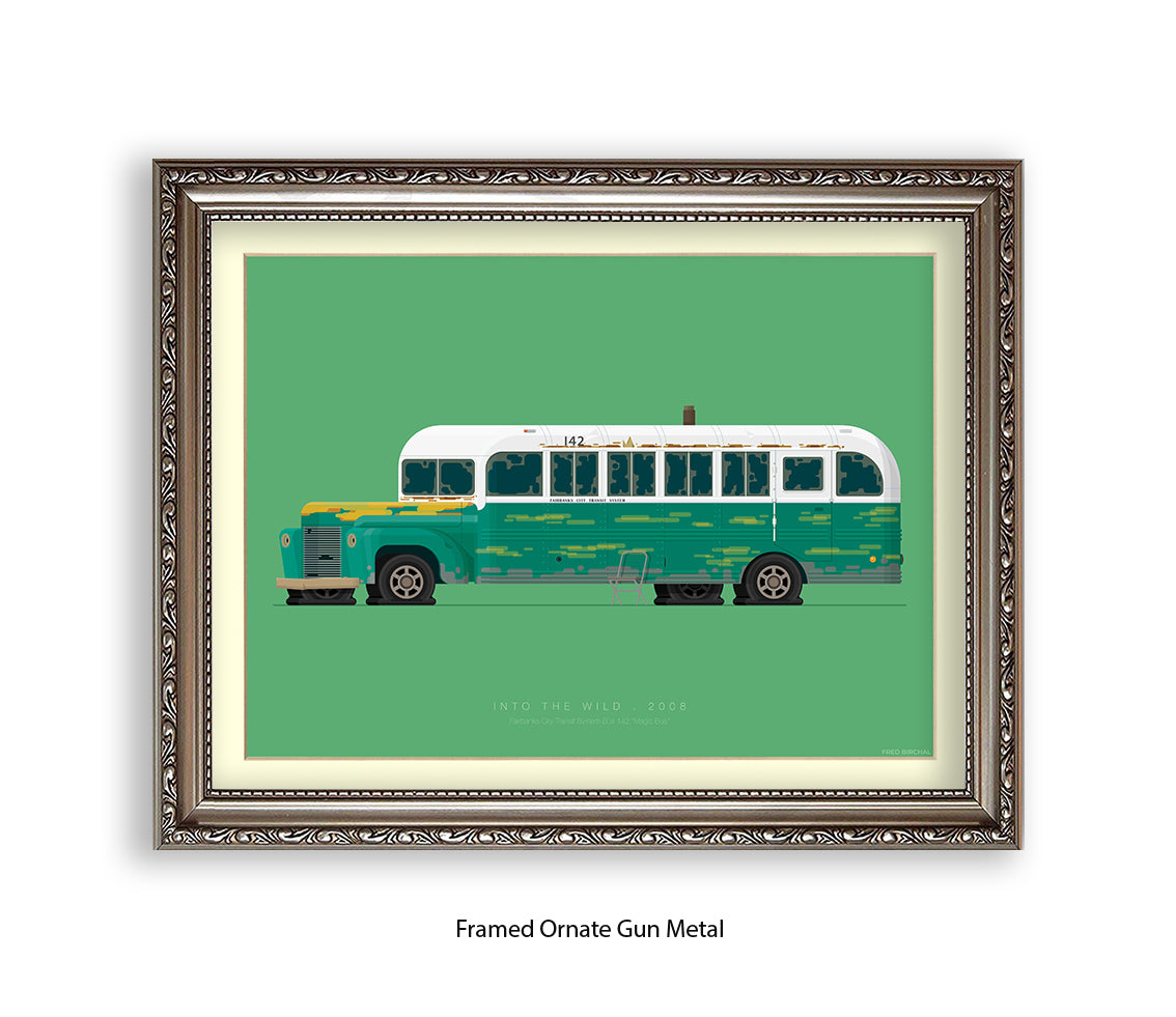 Into The Wild - Magic Bus - Fred Birchal Art Print