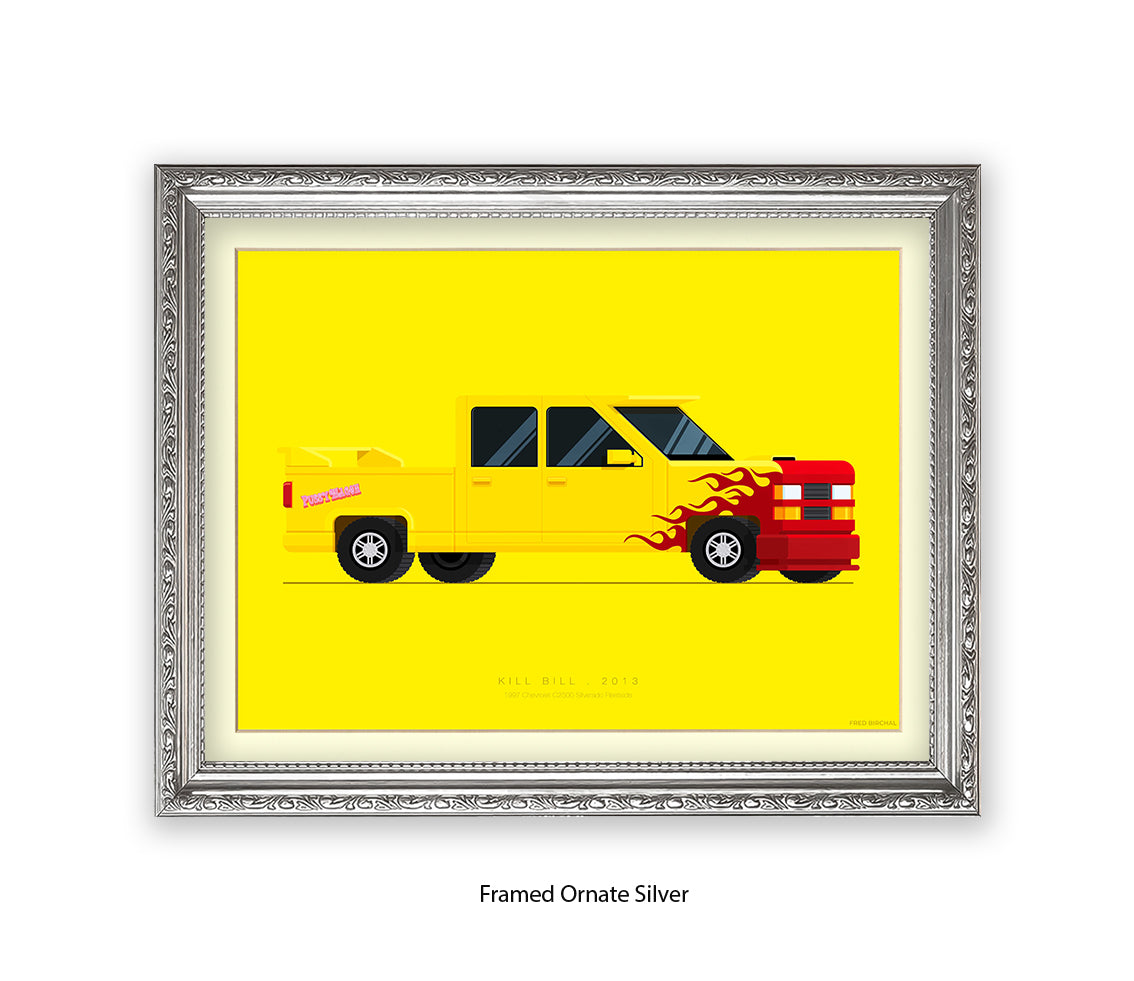 Kill Bill - Pussy Wagen - Fred Birchal Art Print