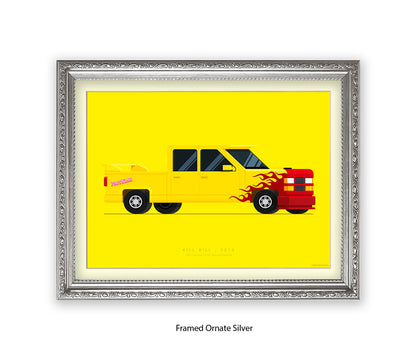 Kill Bill - Pussy Wagen - Fred Birchal Art Print