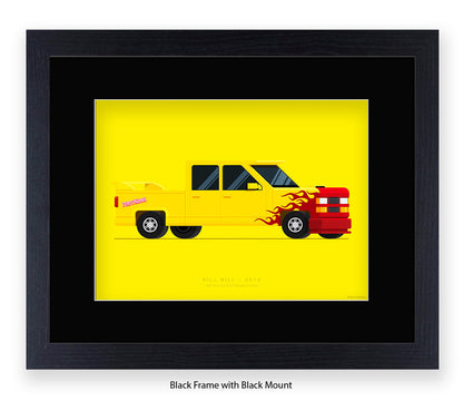 Kill Bill - Pussy Wagen - Fred Birchal Art Print