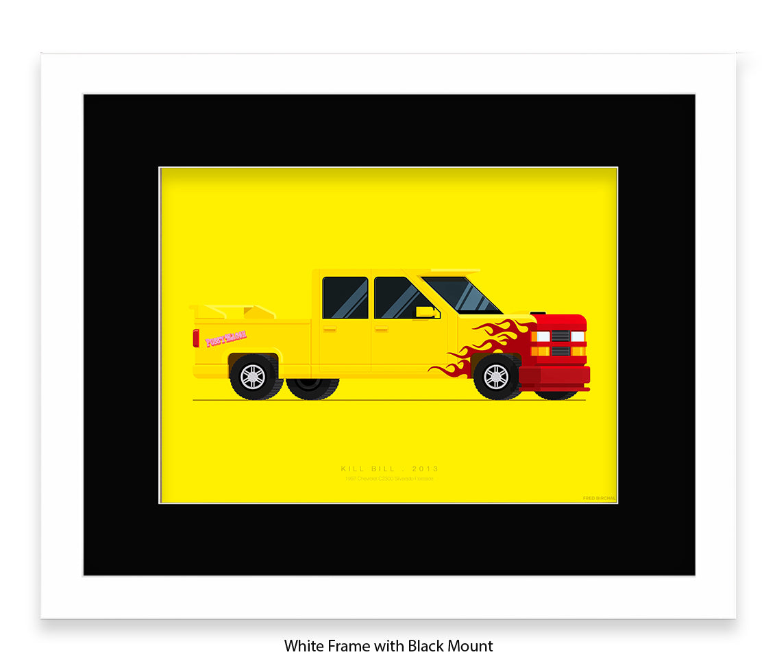 Kill Bill - Pussy Wagen - Fred Birchal Art Print