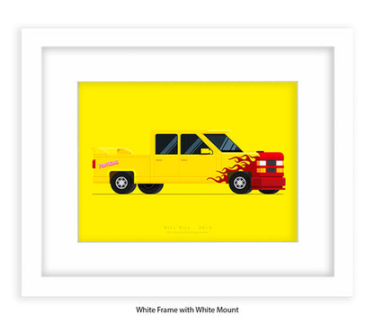 Kill Bill - Pussy Wagen - Fred Birchal Art Print