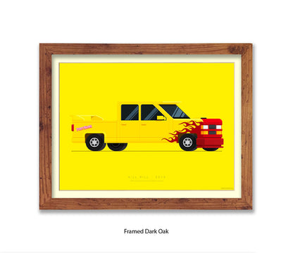Kill Bill - Pussy Wagen - Fred Birchal Art Print
