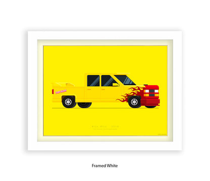 Kill Bill - Pussy Wagen - Fred Birchal Art Print