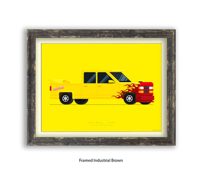 Kill Bill - Pussy Wagen - Fred Birchal Art Print