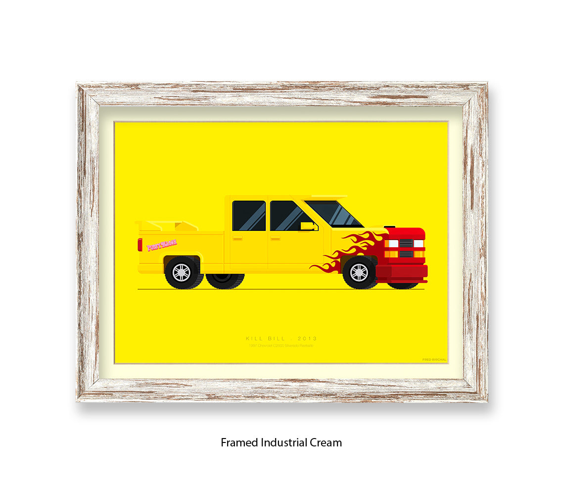 Kill Bill - Pussy Wagen - Fred Birchal Art Print