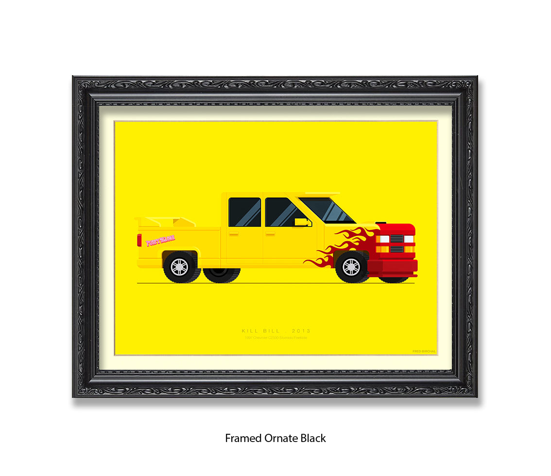 Kill Bill - Pussy Wagen - Fred Birchal Art Print