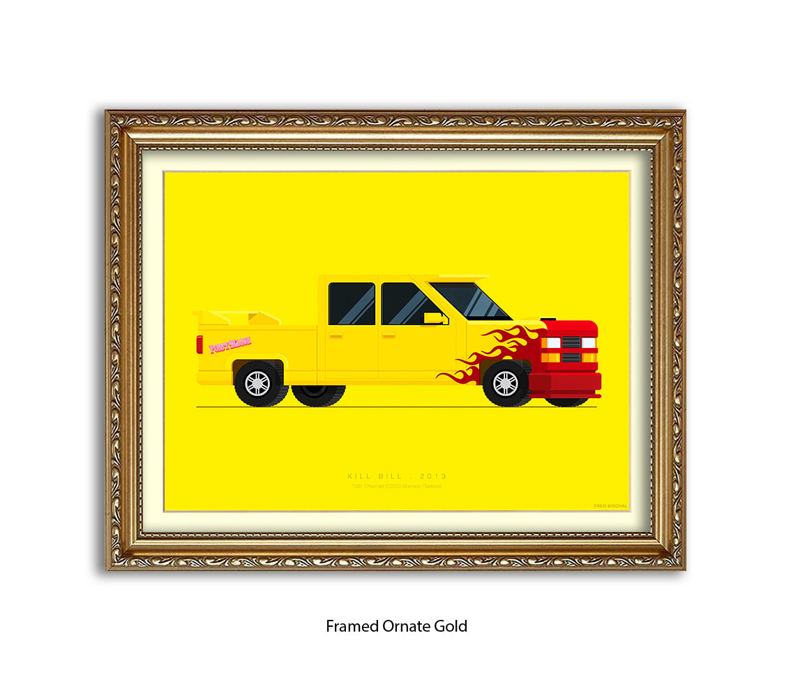 Kill Bill - Pussy Wagen - Fred Birchal Art Print