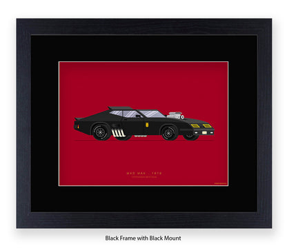 Mad Max - 1973 Ford Falcon - Fred Birchal Art Print