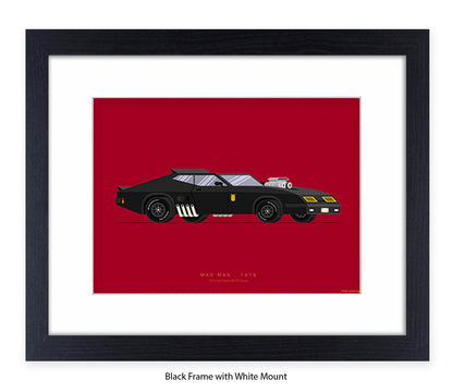 Mad Max - 1973 Ford Falcon - Fred Birchal Art Print